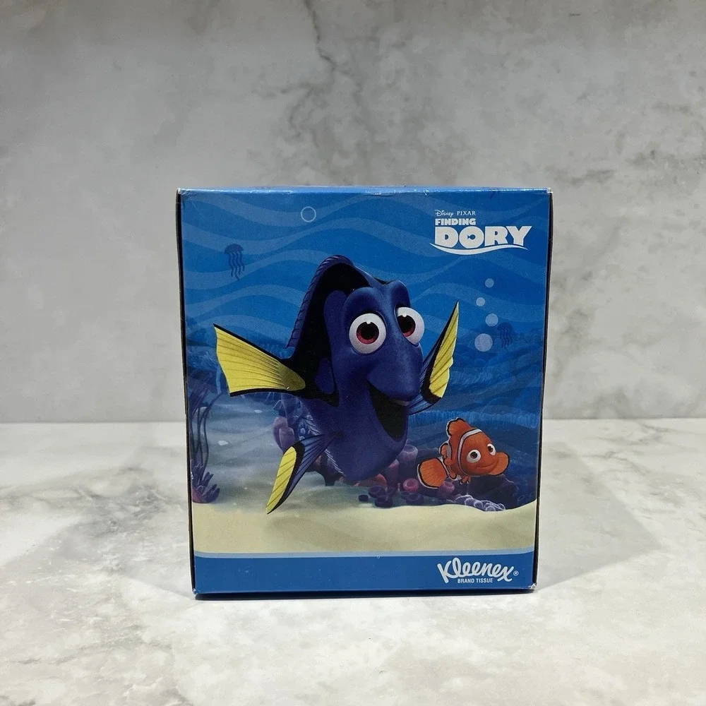 FINDING DORY Kleenex Disney Pixar 80 2-Ply Box of Tissues - Blue Top